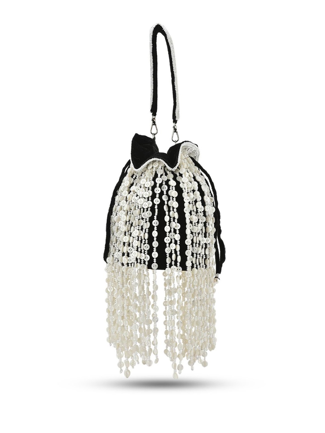 

Forever Noor Suede Shopper Shoulder Bag with Fringed, Black