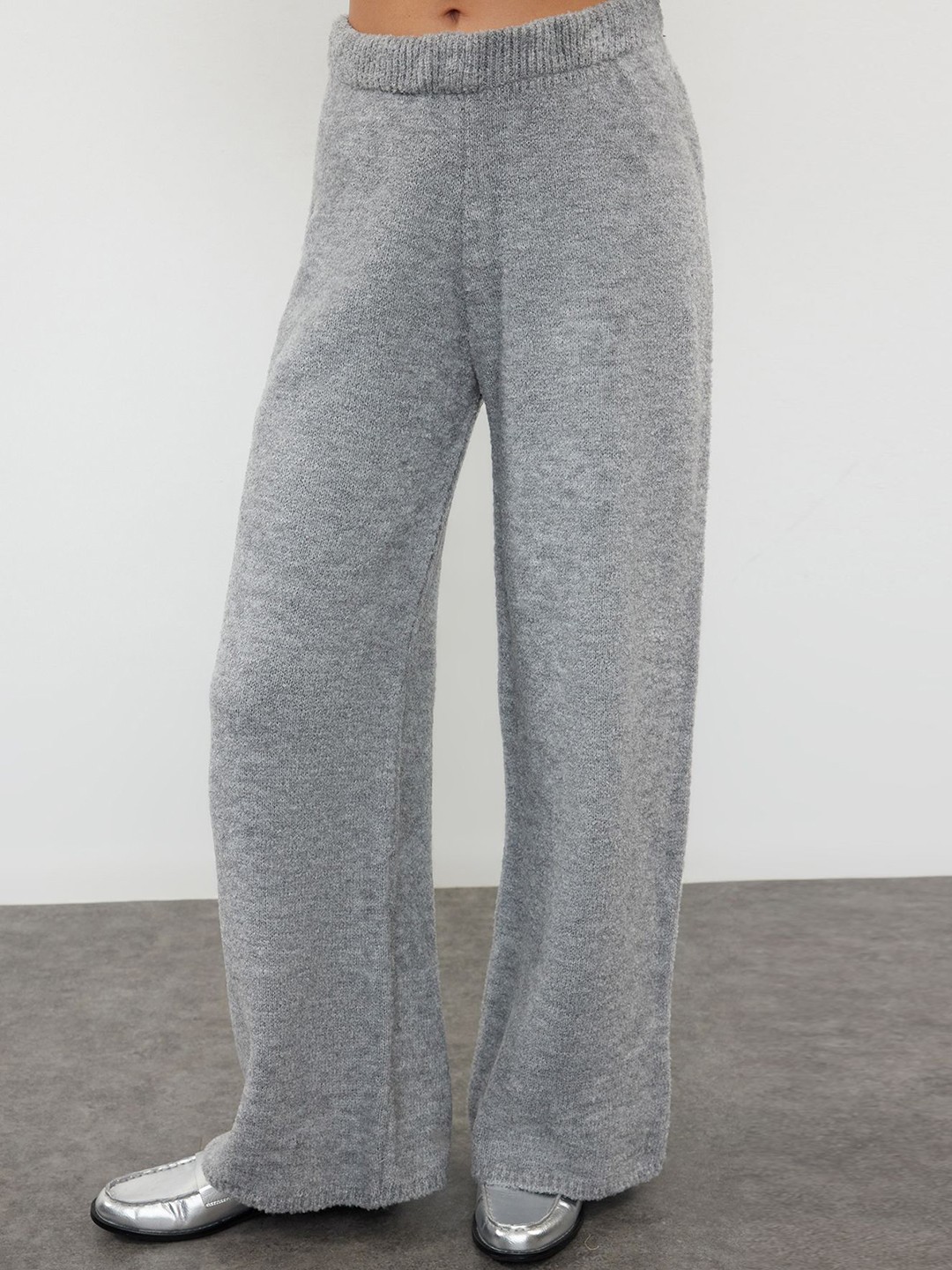 

Trendyol High Neck Sweatshirt With Trouser, Grey