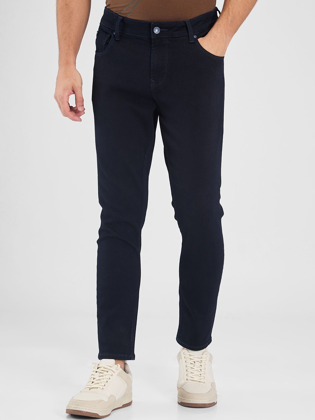 

SPYKAR Men Slim Fit Mid Rise Stretchable Jeans, Blue