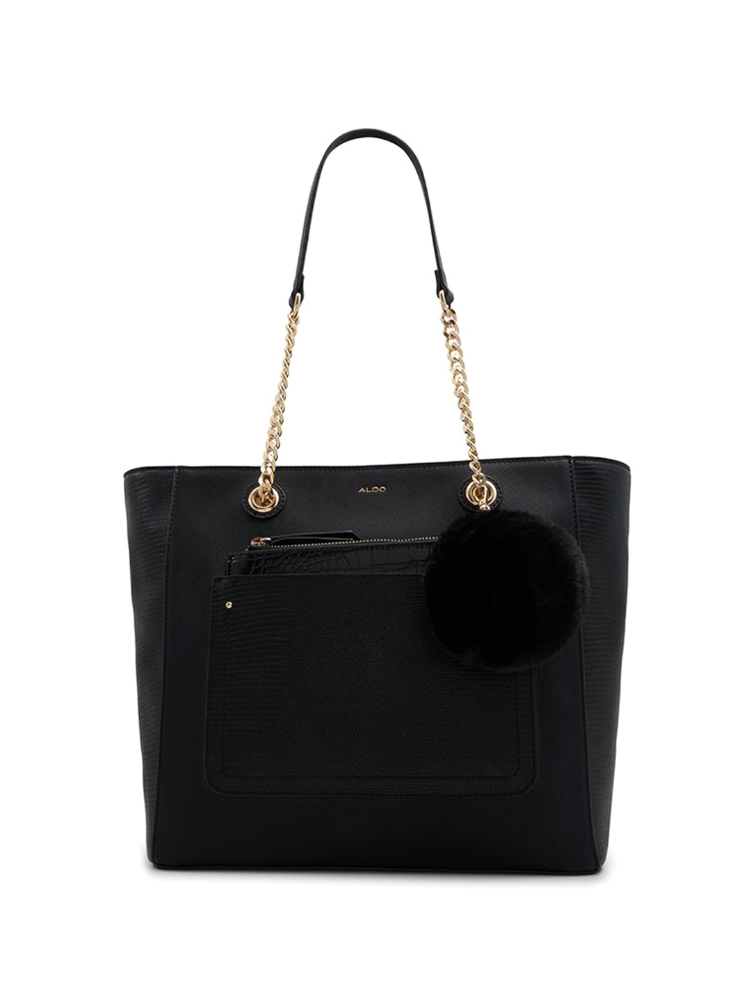 

ALDO Textured Structured Sling Bag, Black