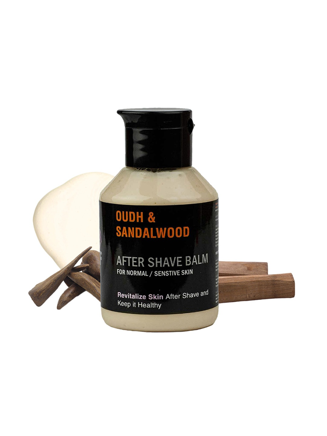 

PINK WOOLF Oudh & Sandalwood After Shave Lotion Balm- 110 ml, Black
