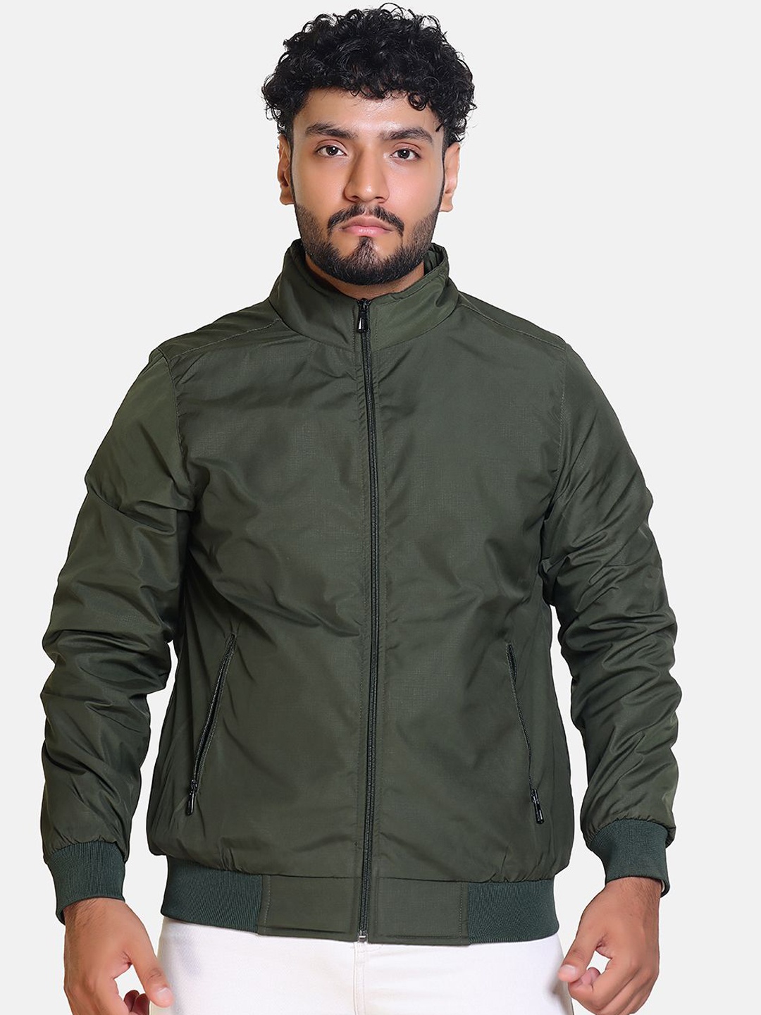 

BAESD Men Windcheater and Water Resistant Outdoor Sporty Jacket, Olive