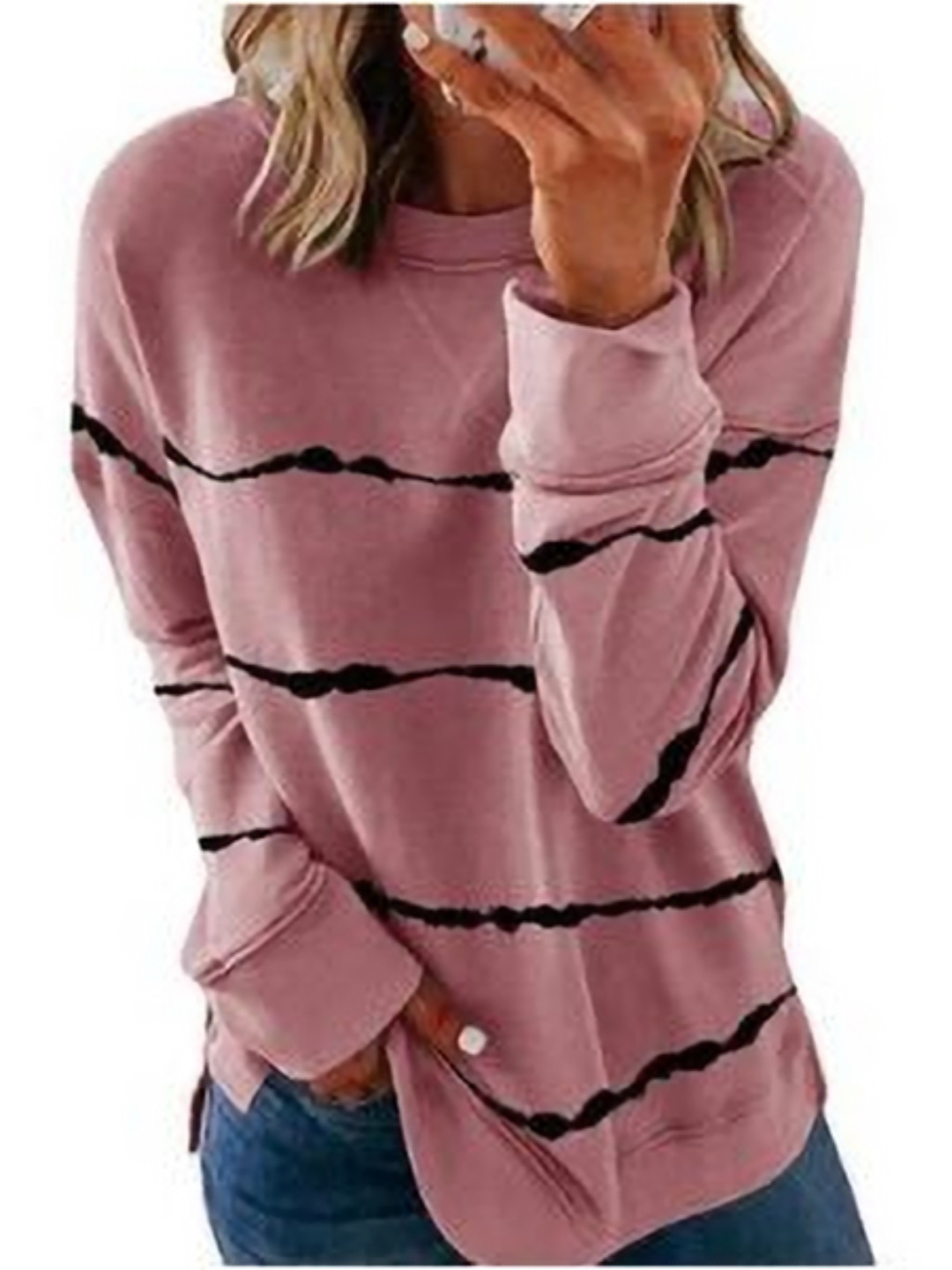 

StyleCast Women Solid Round Neck T-shirt, Pink