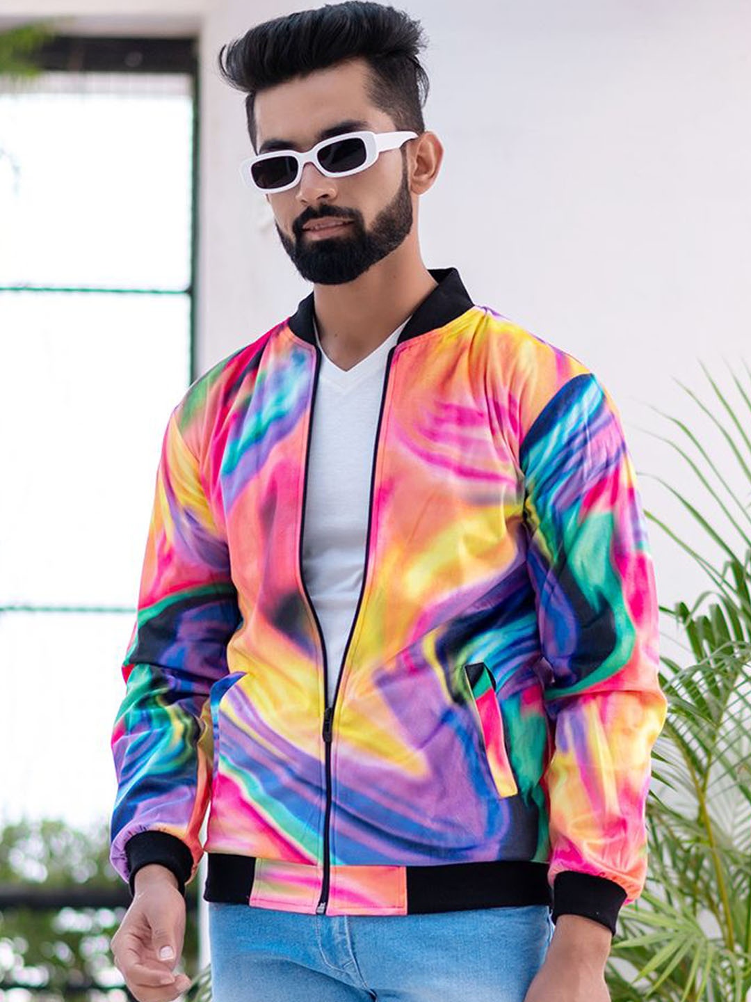 

Tistabene Men Bomber Jacket, Multi