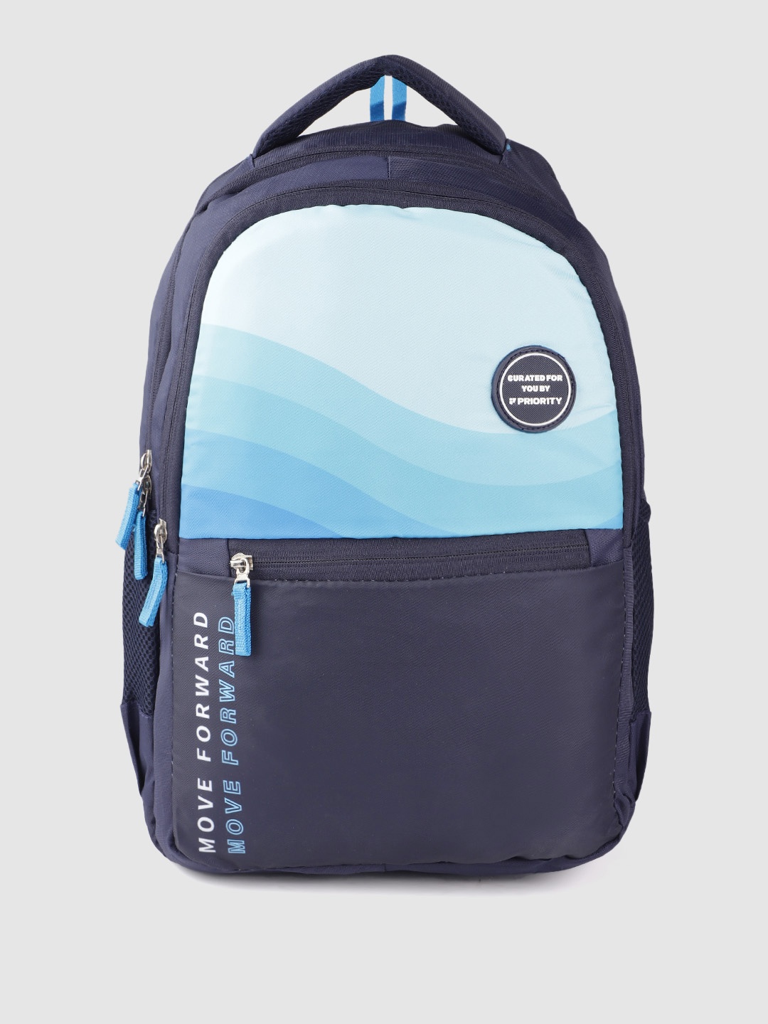 

Priority Unisex Colourblocked Laptop Backpack - 38 L, Blue