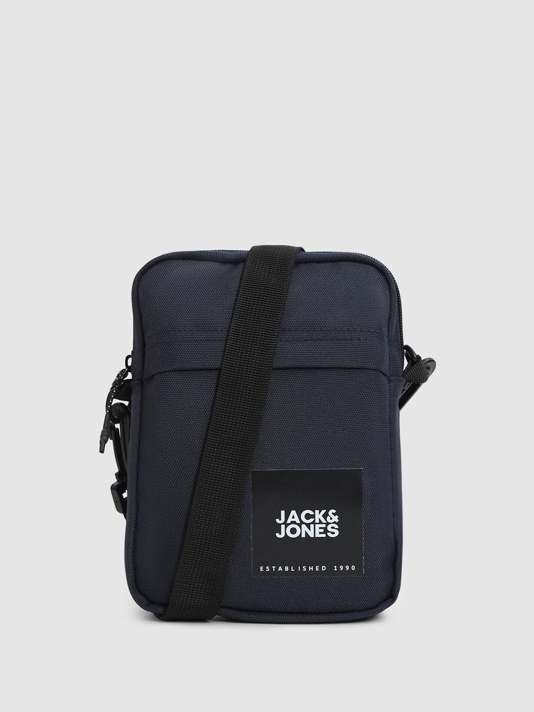 

Jack & Jones Printed Shopper Sling Bag, Navy blue