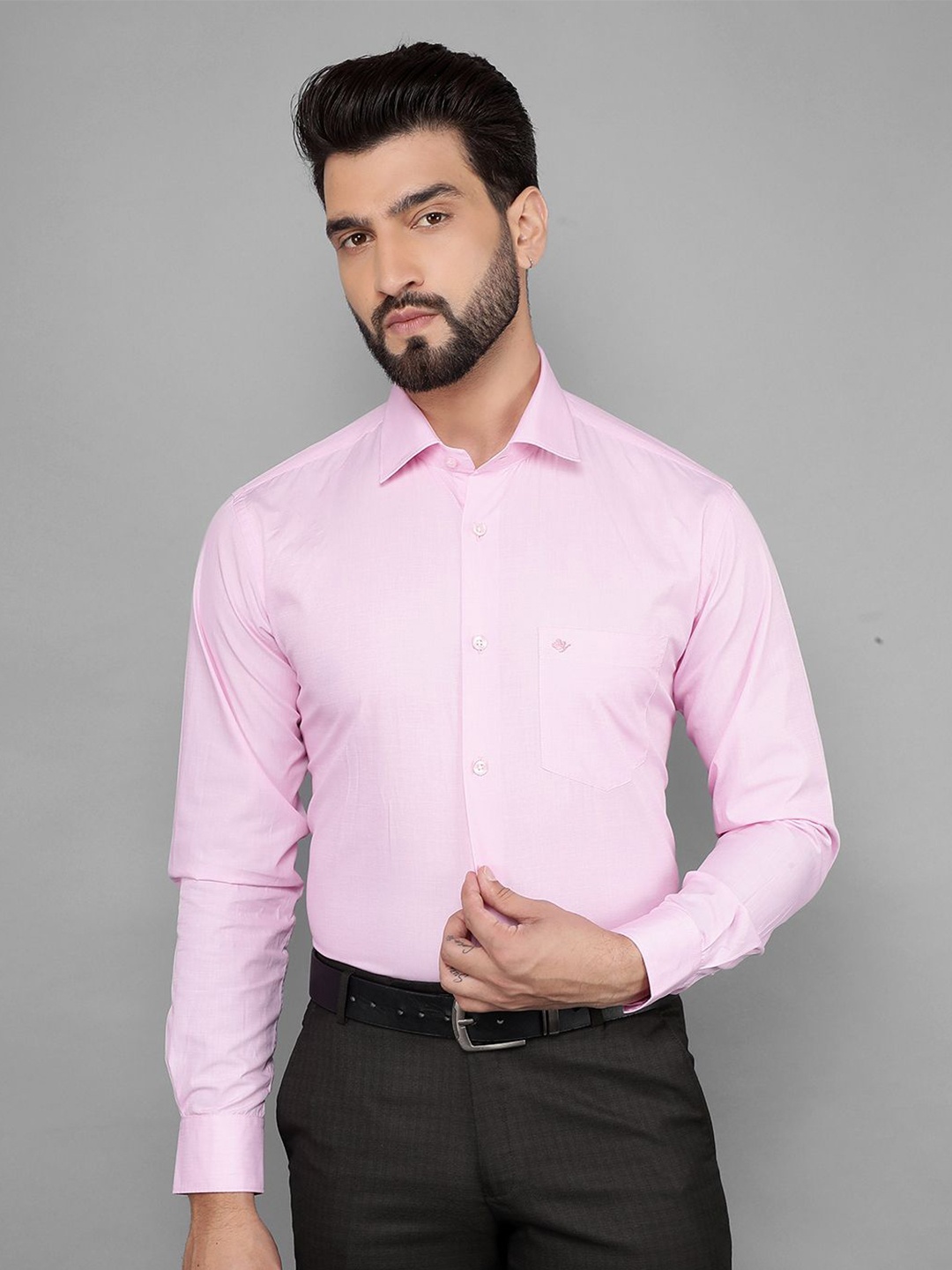 

COBB Men Opaque Formal Shirt, Pink