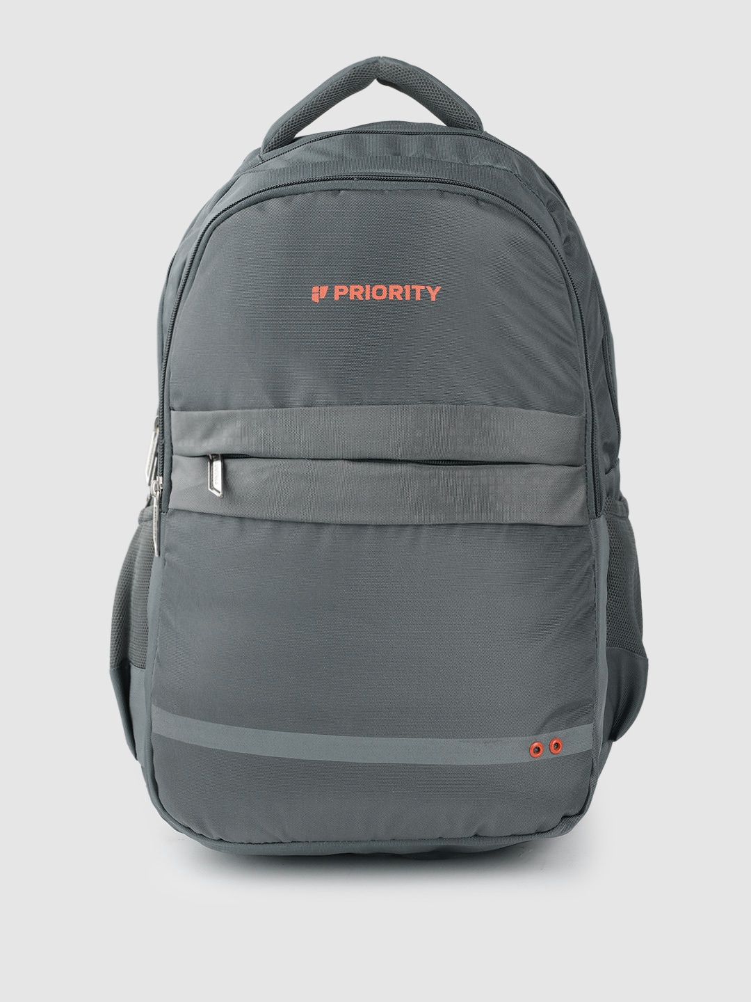 

Priority Unisex Brand Logo Detail Laptop Backpack - 42 L, Grey