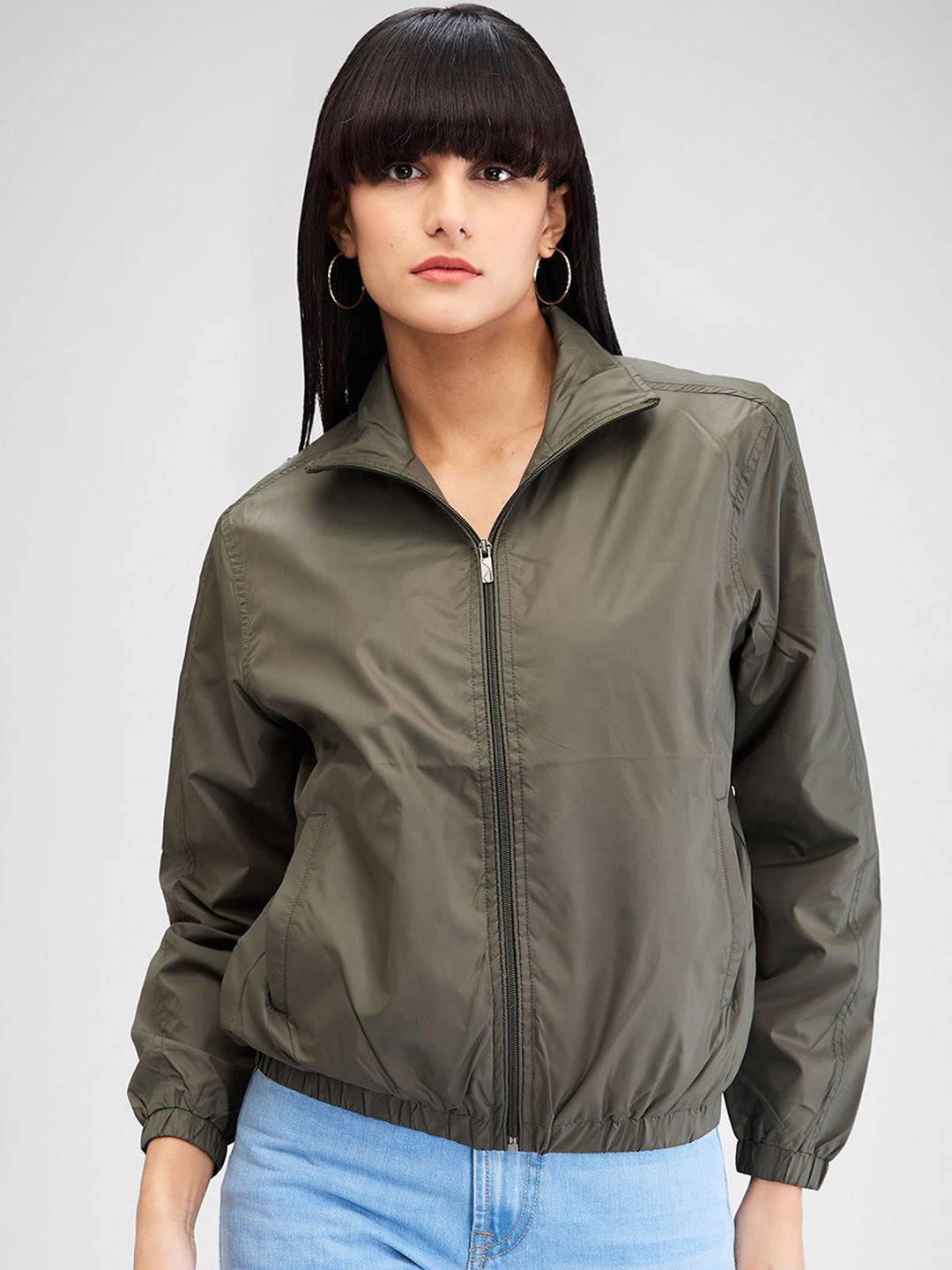 

SPYKAR Women Sporty Jacket, Green
