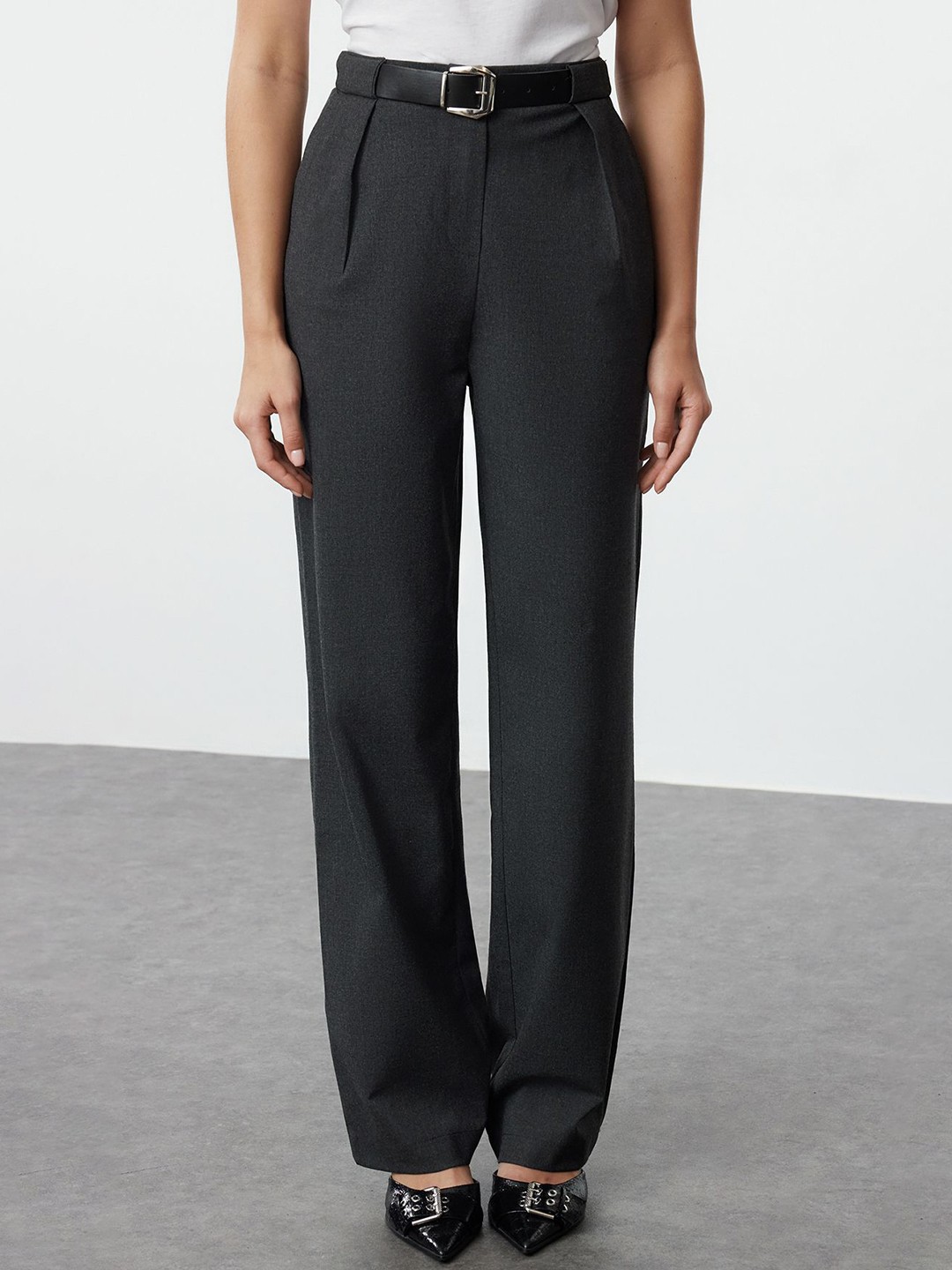 

Trendyol Women Trousers, Black