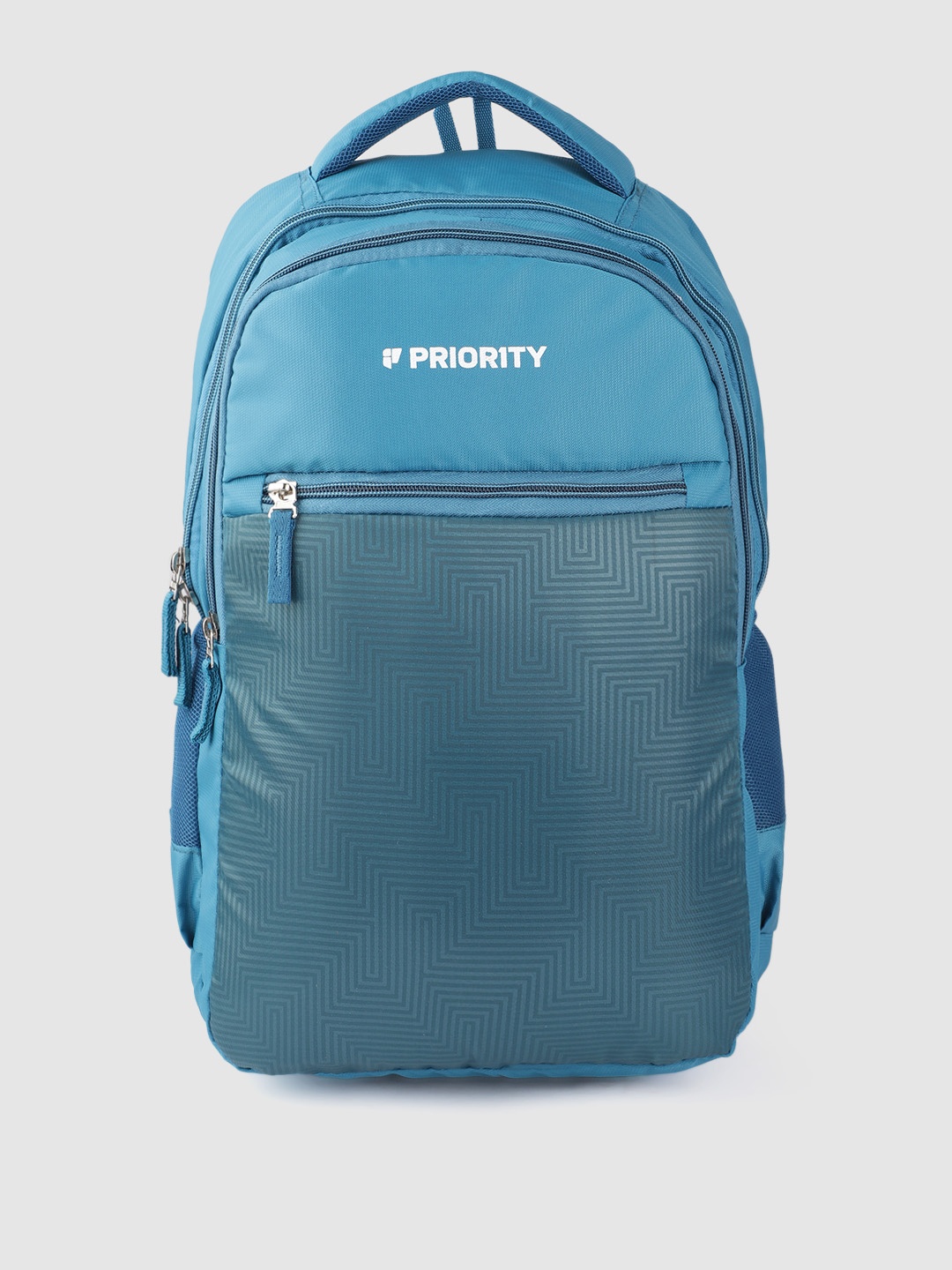 

Priority Unisex Brand Logo Detail Backpack - 28 L, Blue