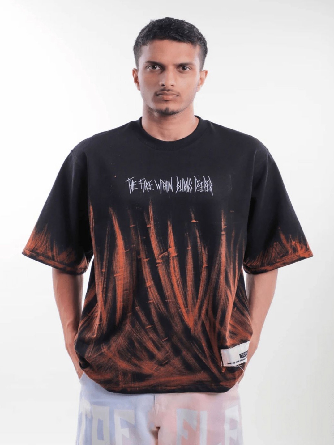 

TOFFLE Unisex Printed T-shirt, Black
