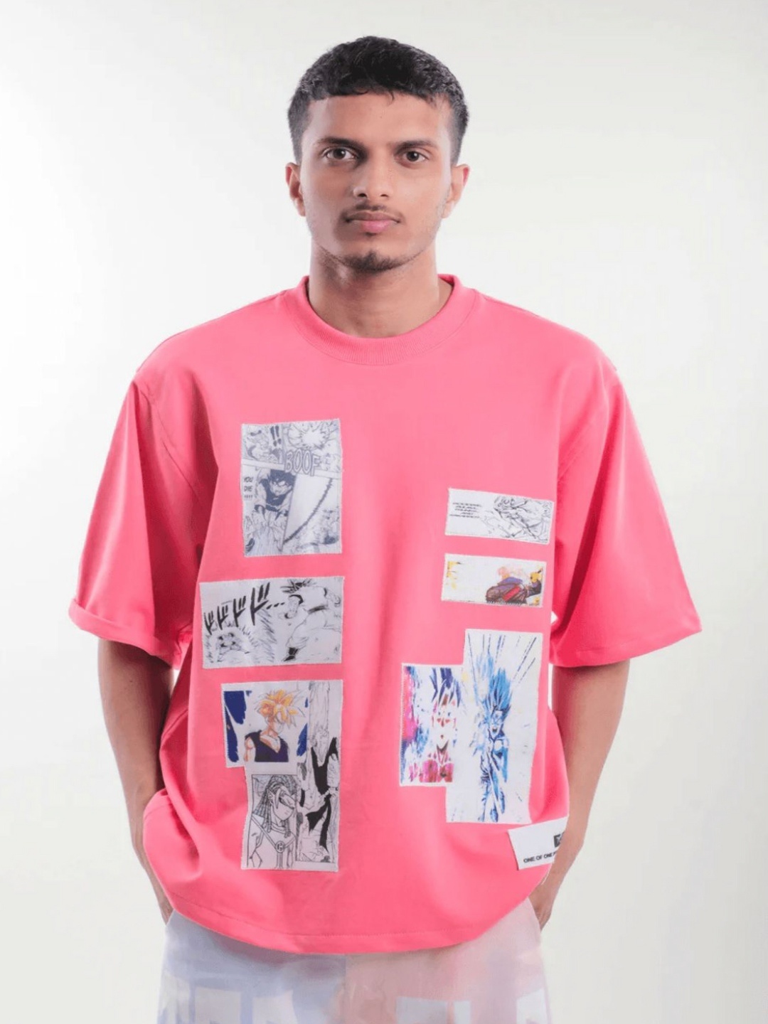 

TOFFLE Unisex Printed T-shirt, Rose