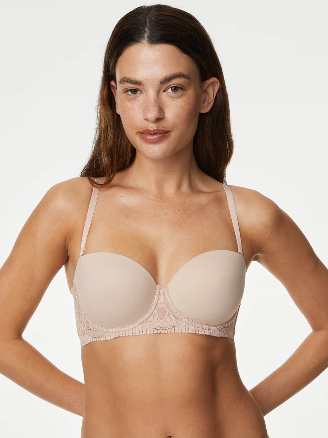 

Marks & Spencer Underwired Lightly Padded Full Coverage Bra, Nude