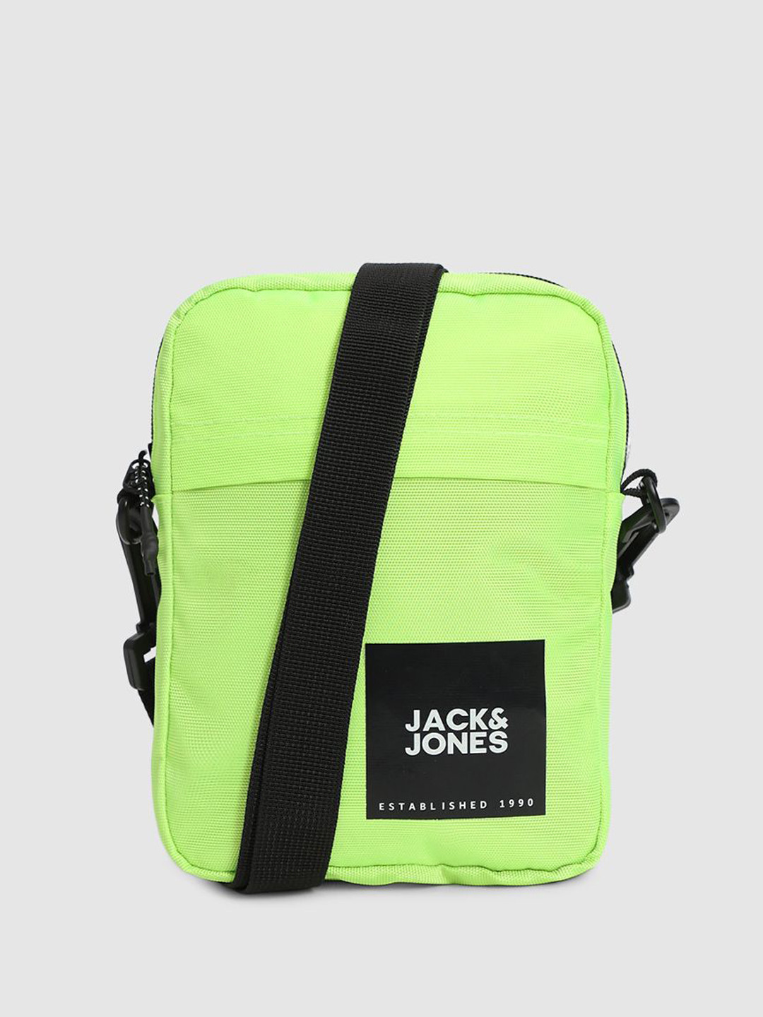 

Jack & Jones Printed Structured Sling Bag, Green