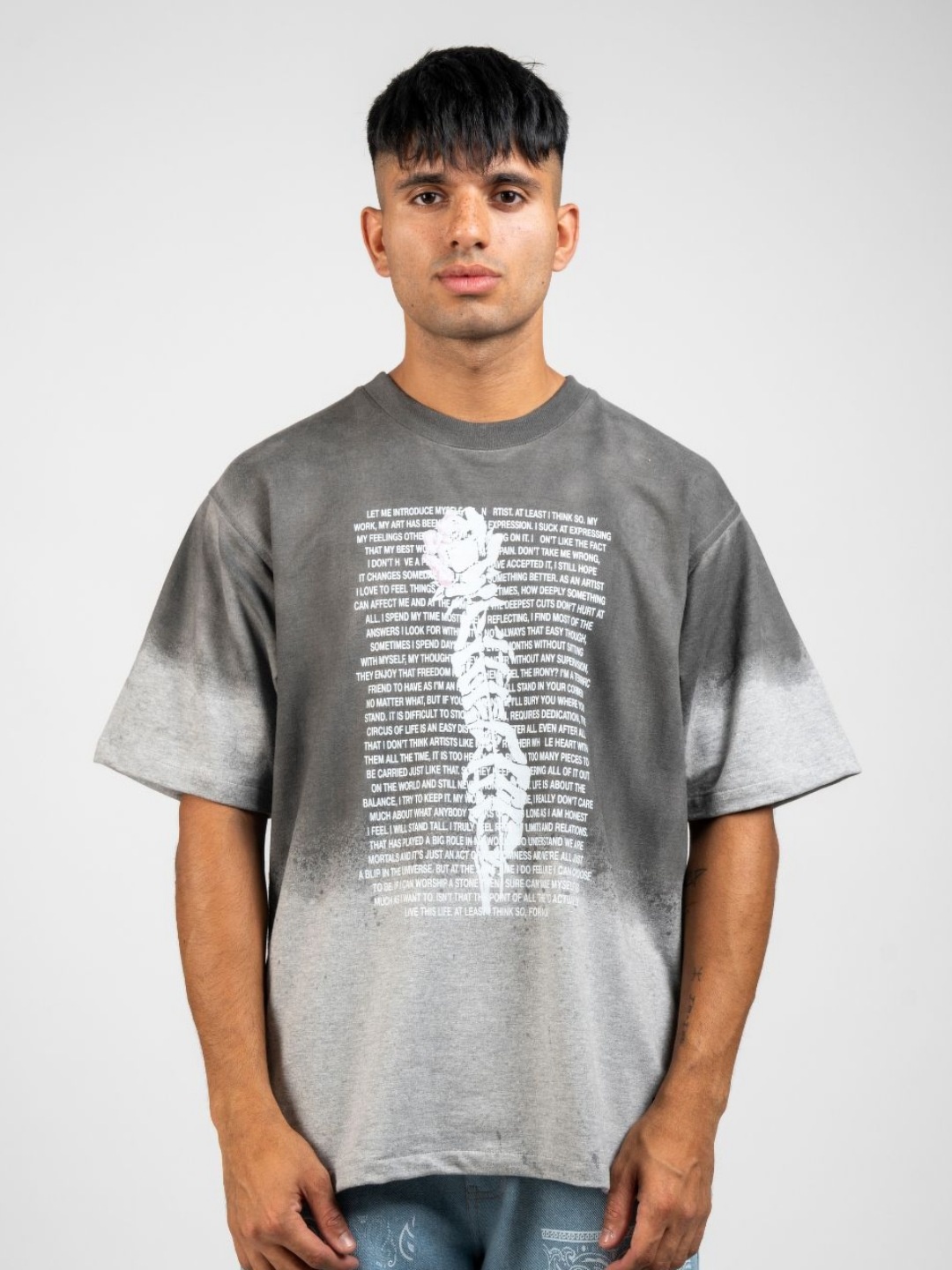 

TOFFLE Unisex Printed T-shirt, Grey