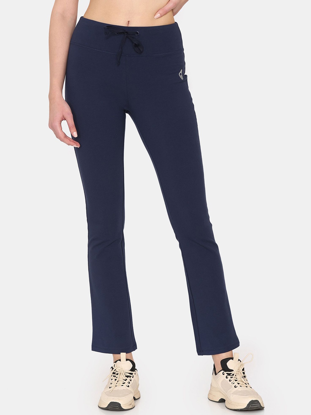 

Zelocity by Zivame Women Mid Rise Track Pants, Blue