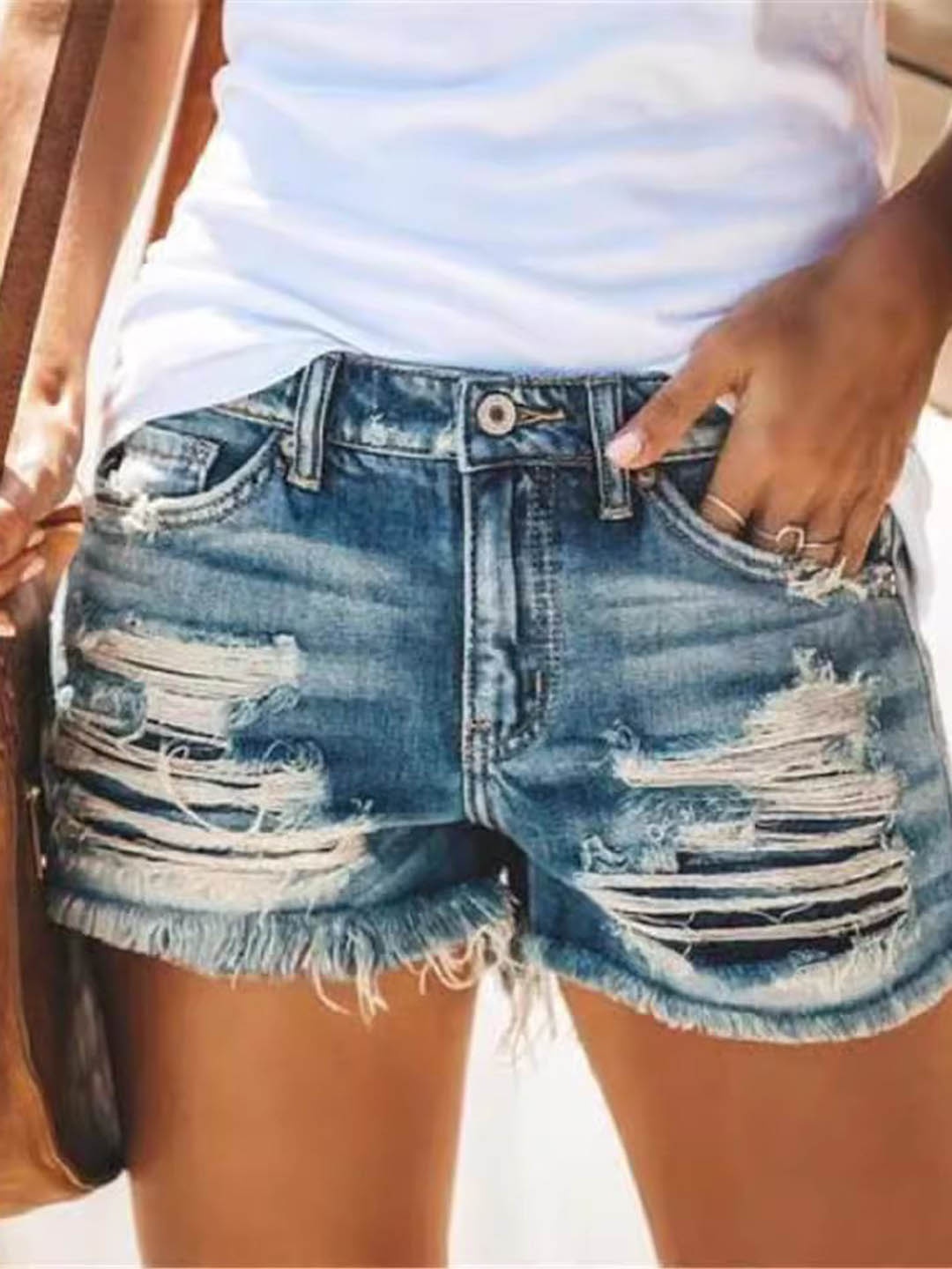 

StyleCast Solid Women Shorts, Blue
