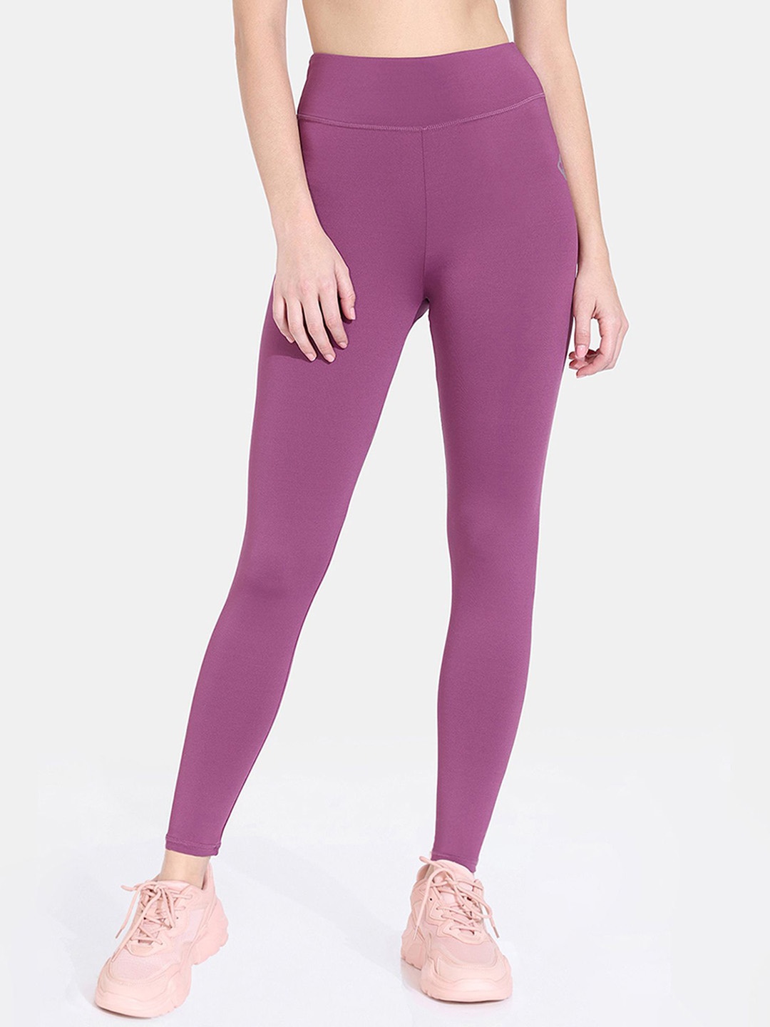 

Zelocity by Zivame Quick Dry Gym Tights, Purple