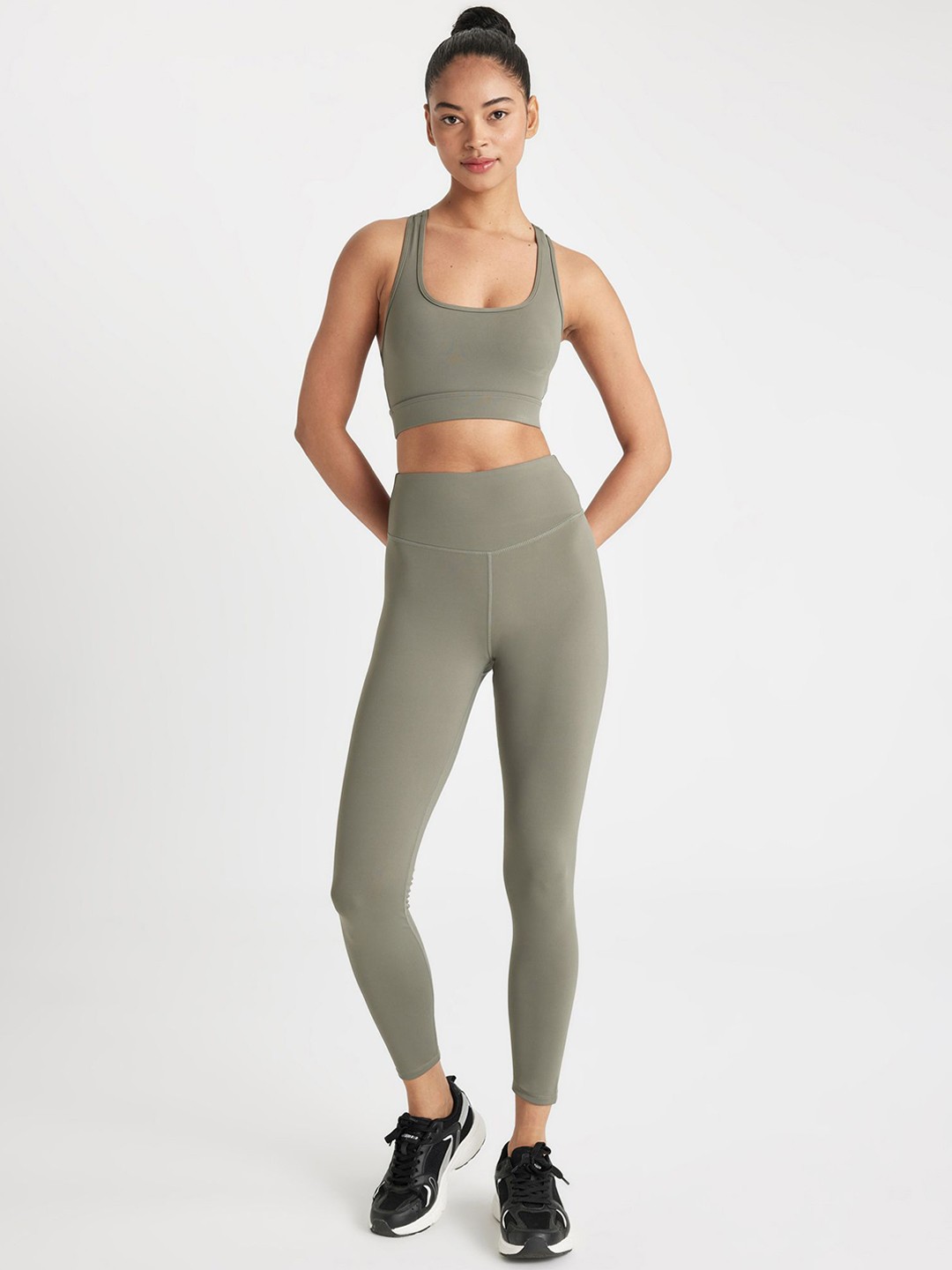 

DeFacto Ankle-Length Polyester Tights, Green