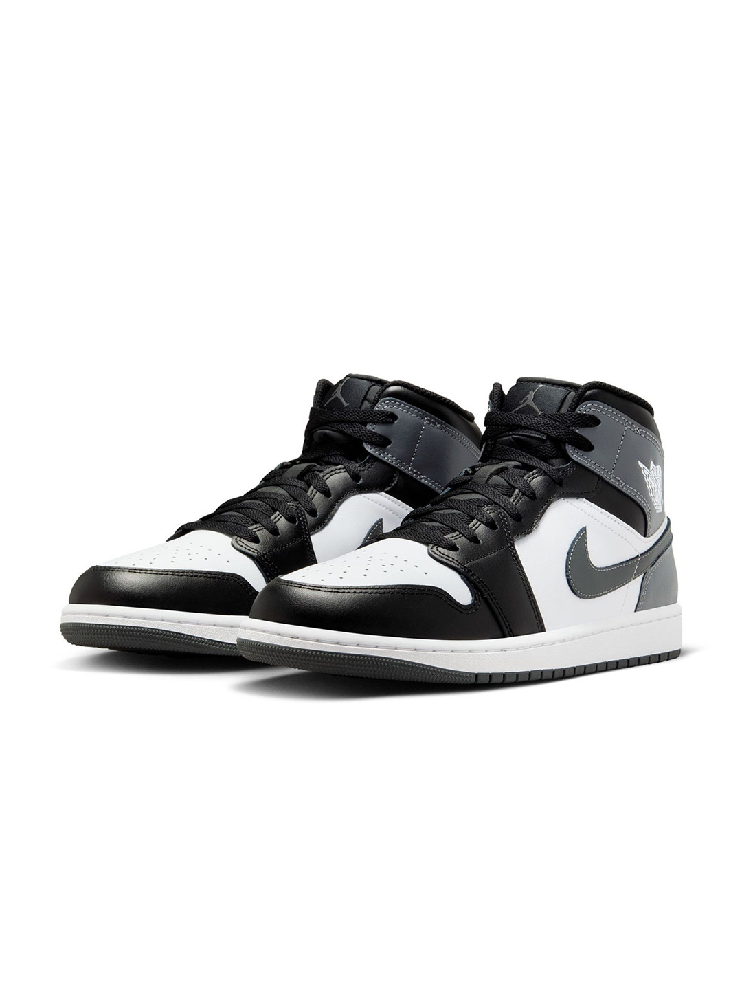 

Nike Men Air Jordan 1 Mid Shoes, Black
