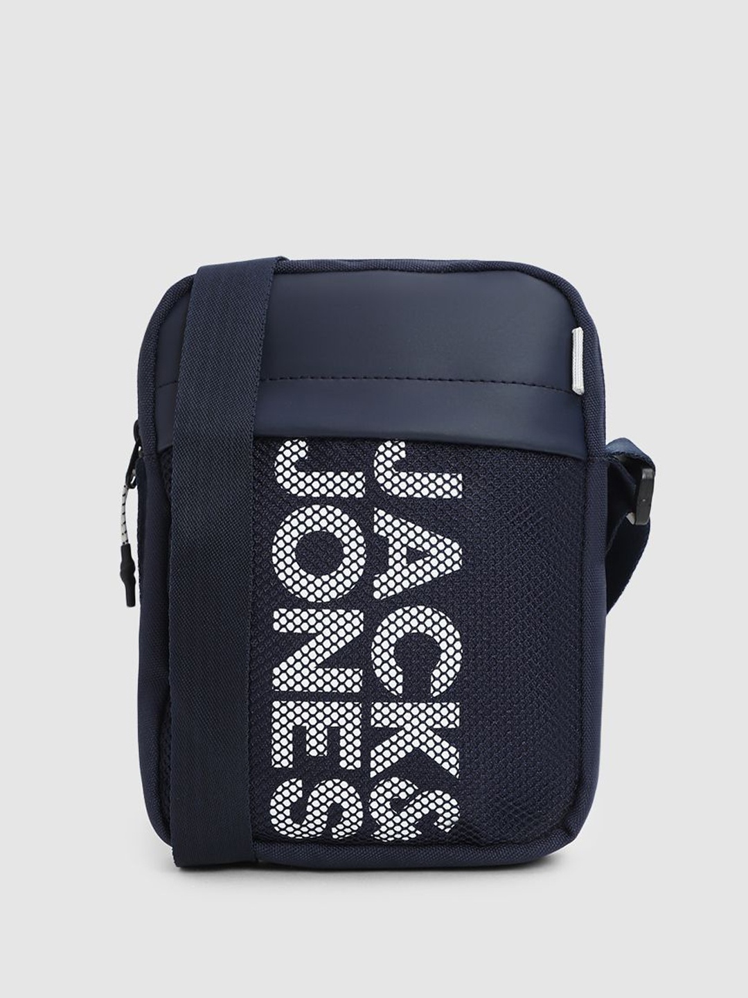 

Jack & Jones Printed Structured Sling Bag, Blue