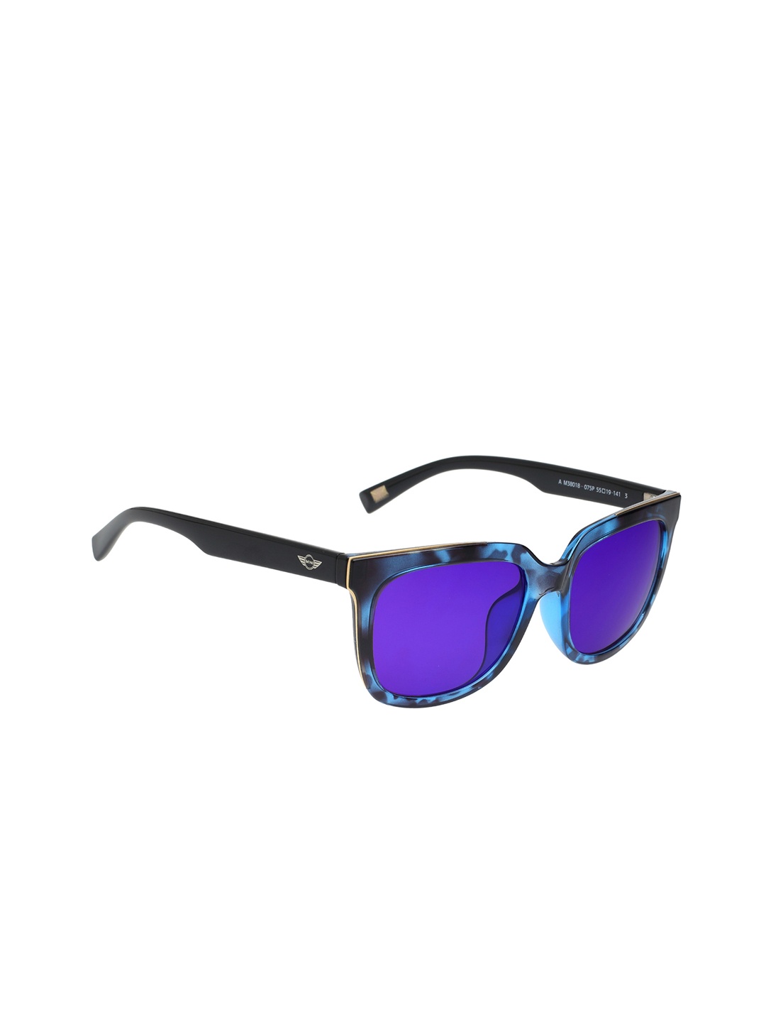 

MINI Cooper Women Square Sunglasses with UV Protected Lens- M38018-075P S.PUR 55 S, Purple