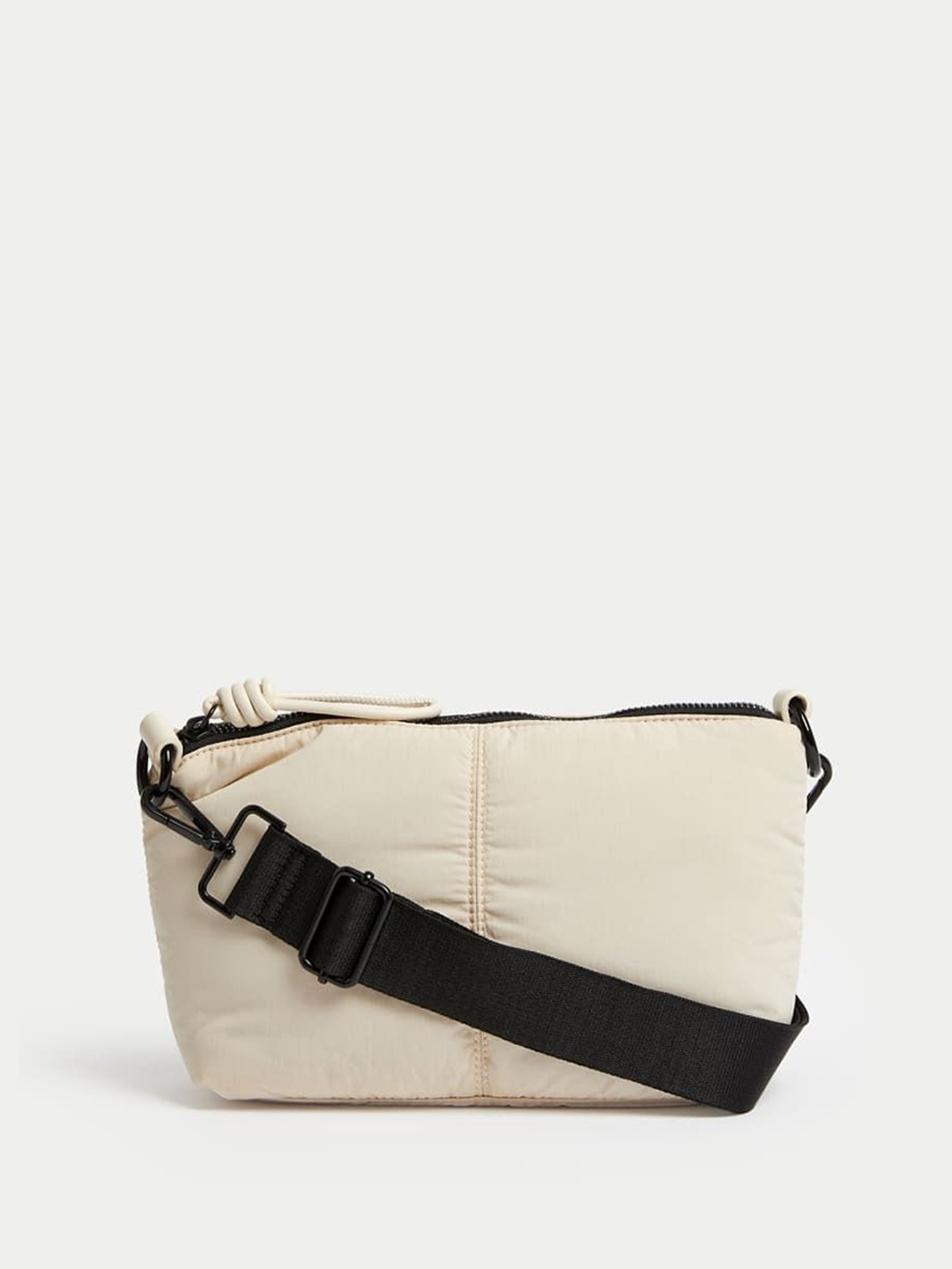 

Marks & Spencer PU Bucket Sling Bag with Tasselled, Beige