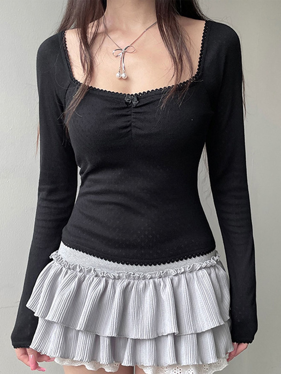 

LULU & SKY Top, Black