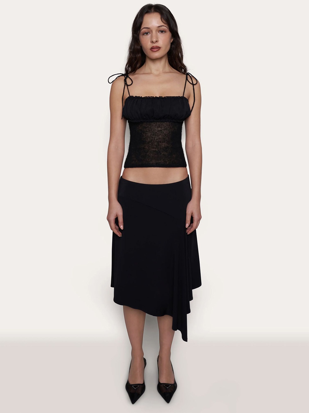 

LULU & SKY Crop Top, Black