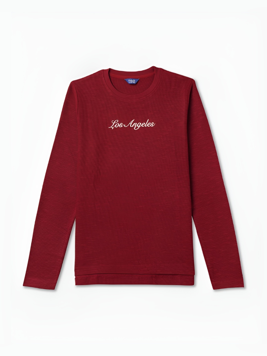 

R&B Boys Typography Printed Round Neck Cotton T-shirt, Red