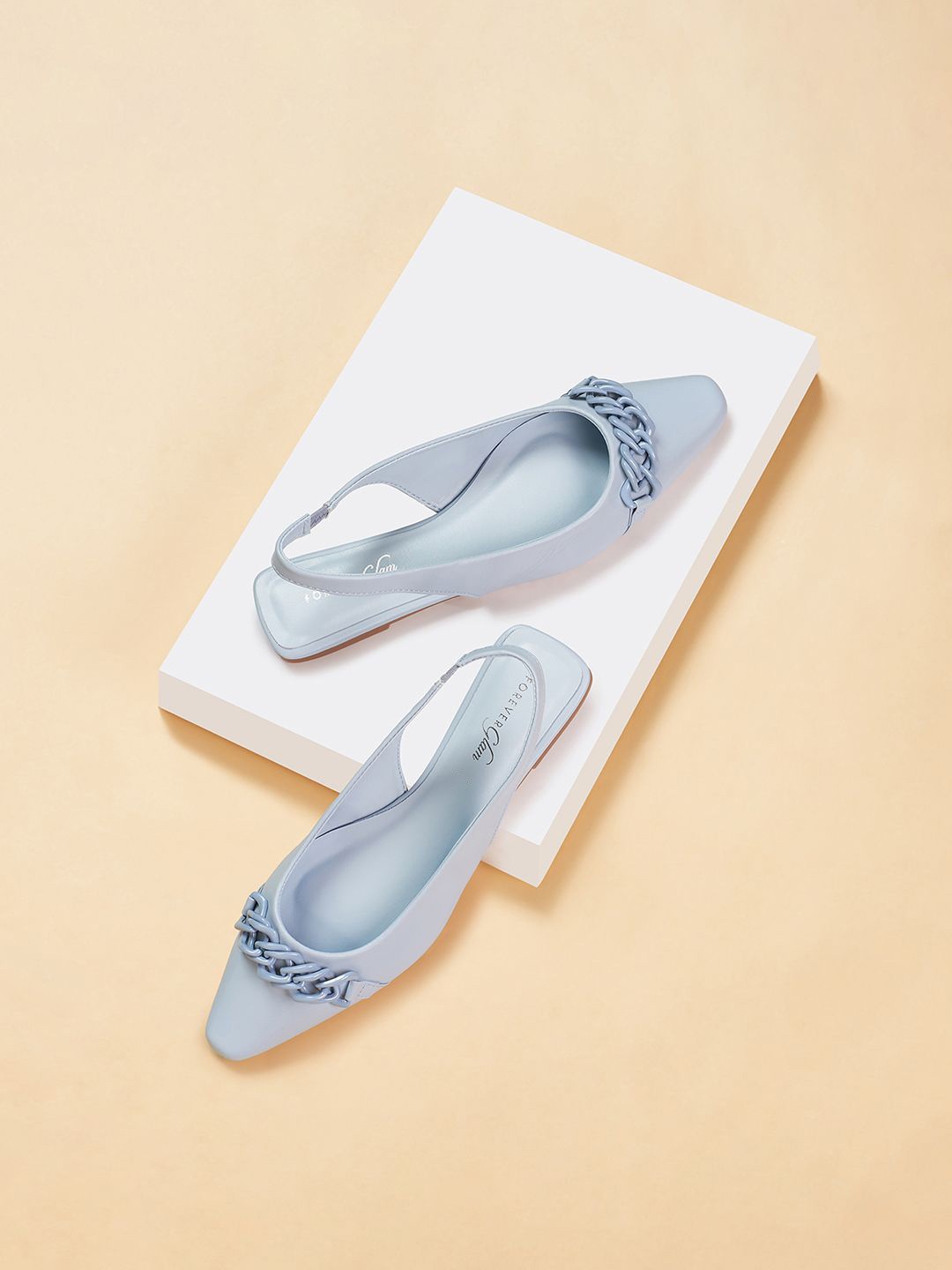 

Forever Glam by Pantaloons Women Solid Ballerinas Backstrap Flats, Blue