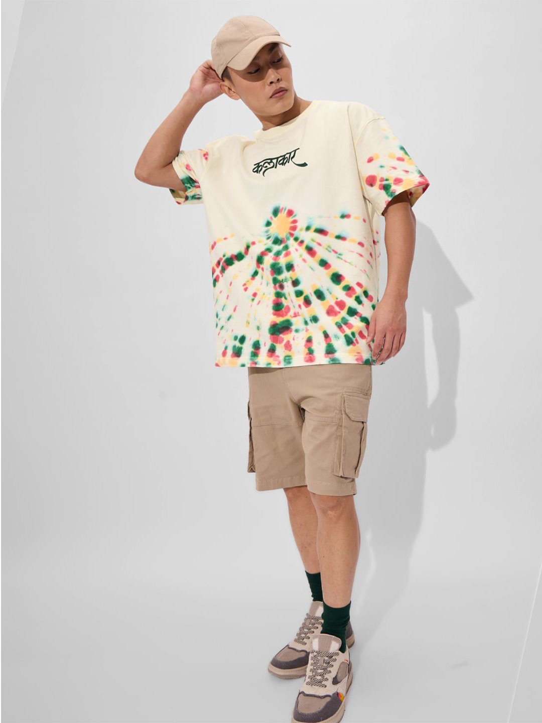 

The Souled Store Men Printed T-shirt, Off white