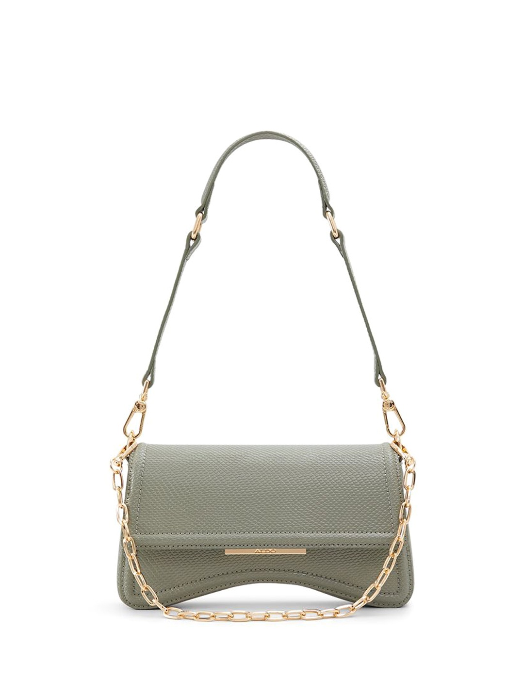 

ALDO Textured Structured Handheld Bag, Brown