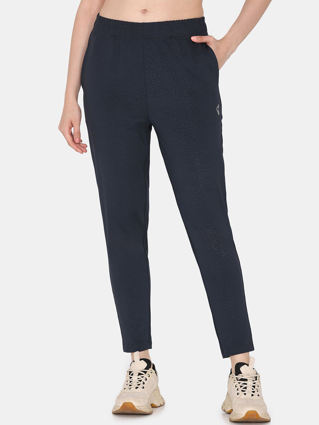 

Zelocity by Zivame Women Mid Rise Track Pants, Blue