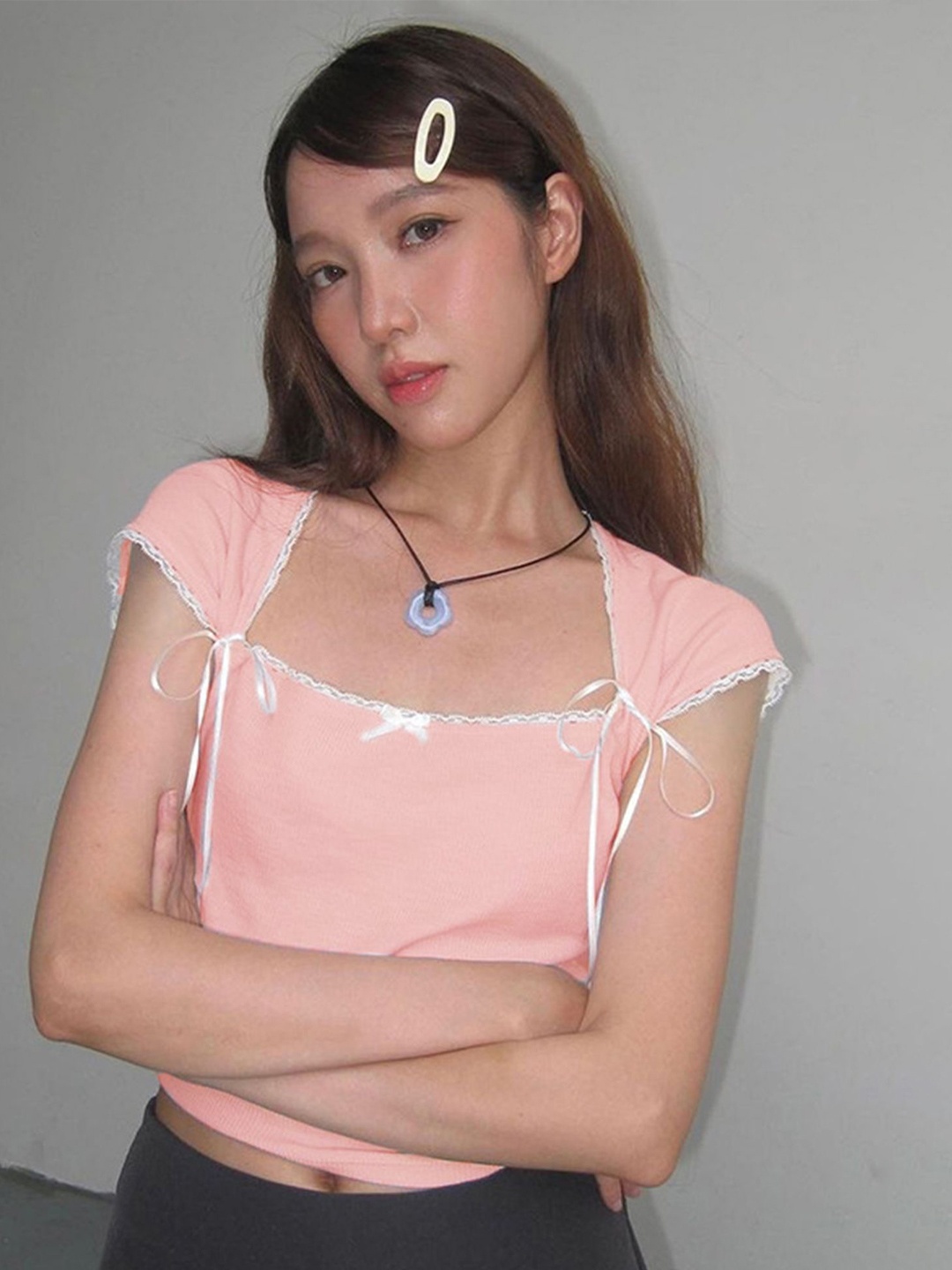

LULU & SKY Top, Pink