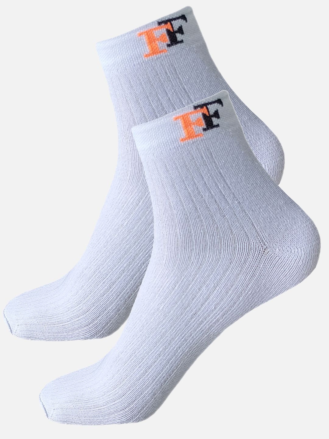 

FIMS Men Ankle-Length Sports Socks, White