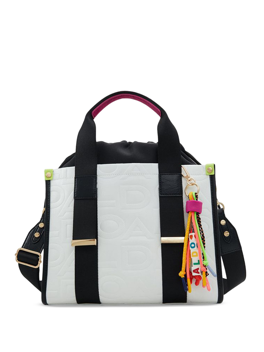 

ALDO Structured Handheld Bag with Quilted, Multi