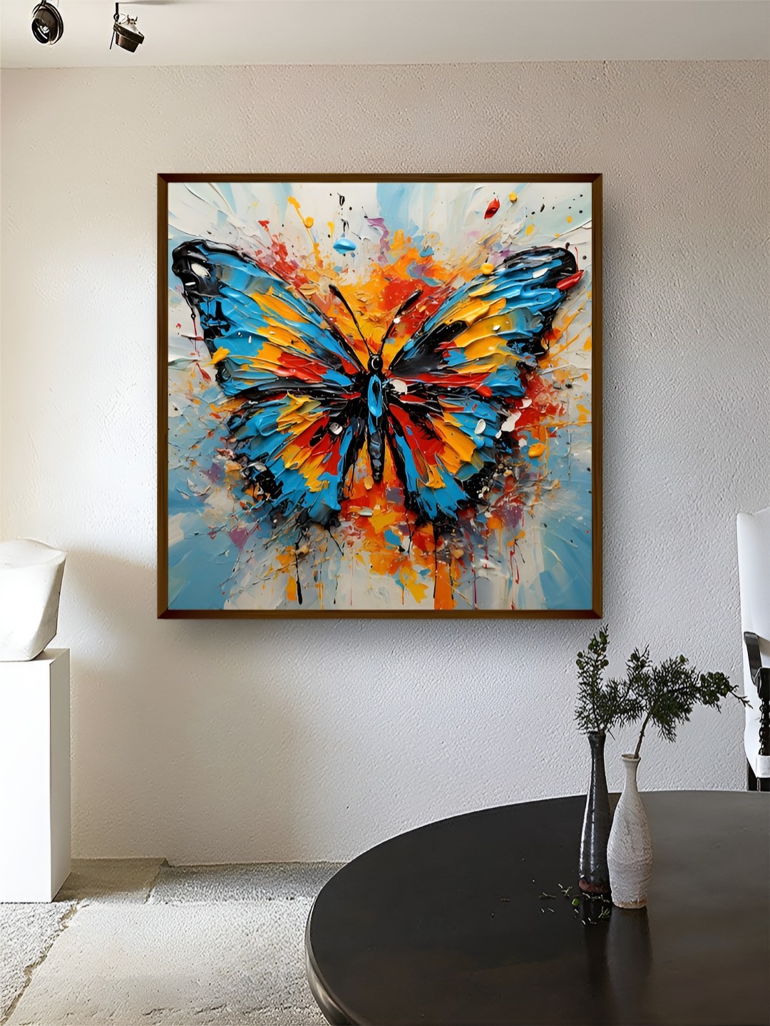 

Artsense Blue & Red Canvas Wall Art