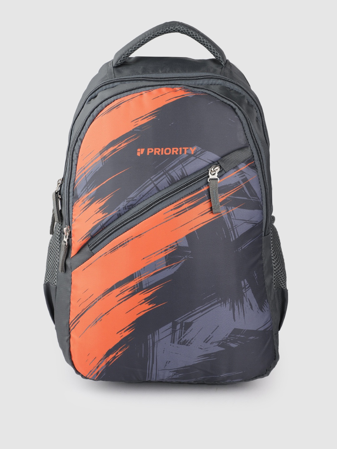 

Priority Unisex Graphic Printed Backpack - 28 L, Grey