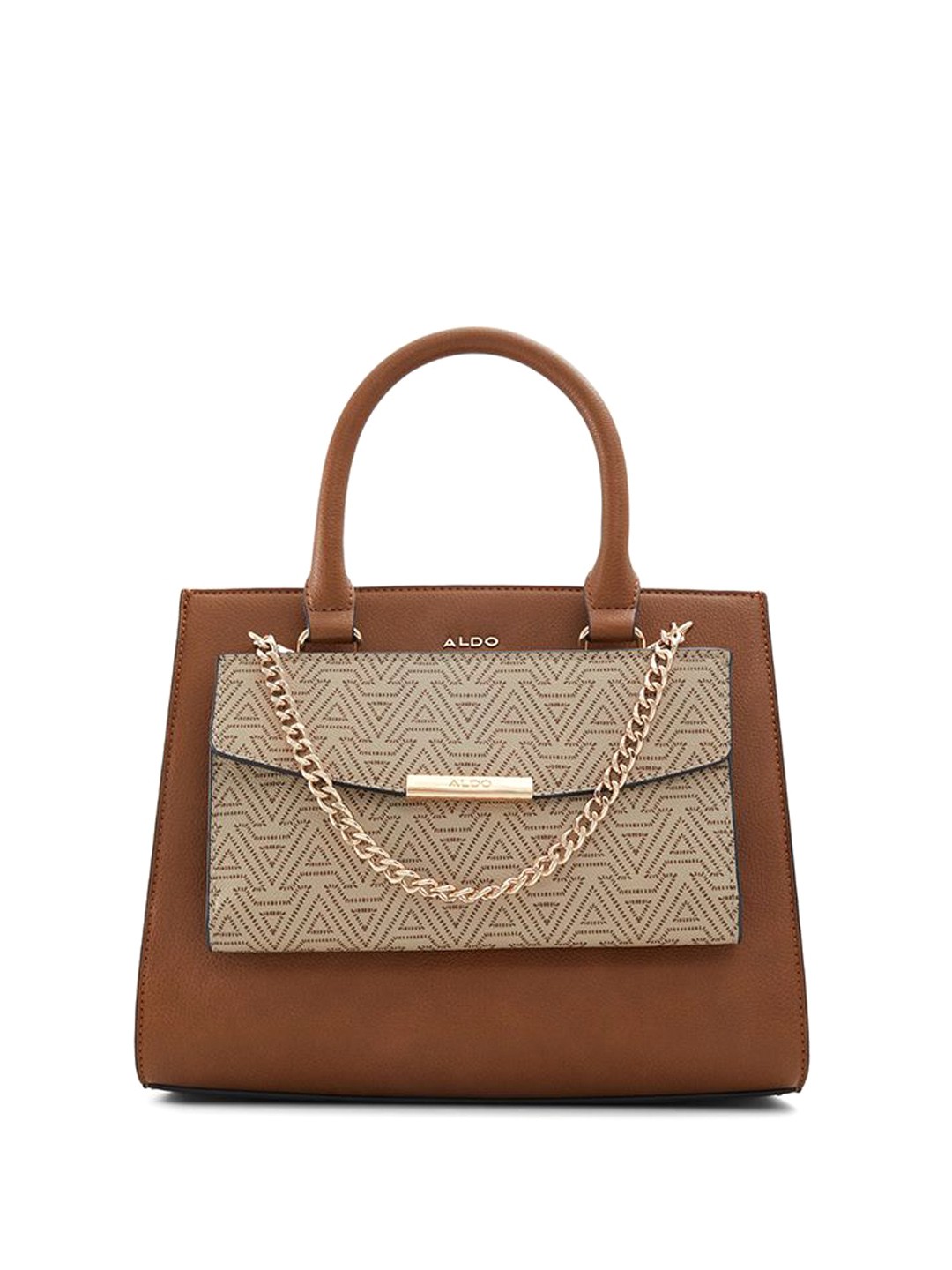 

ALDO Structured Handheld Bag, Brown