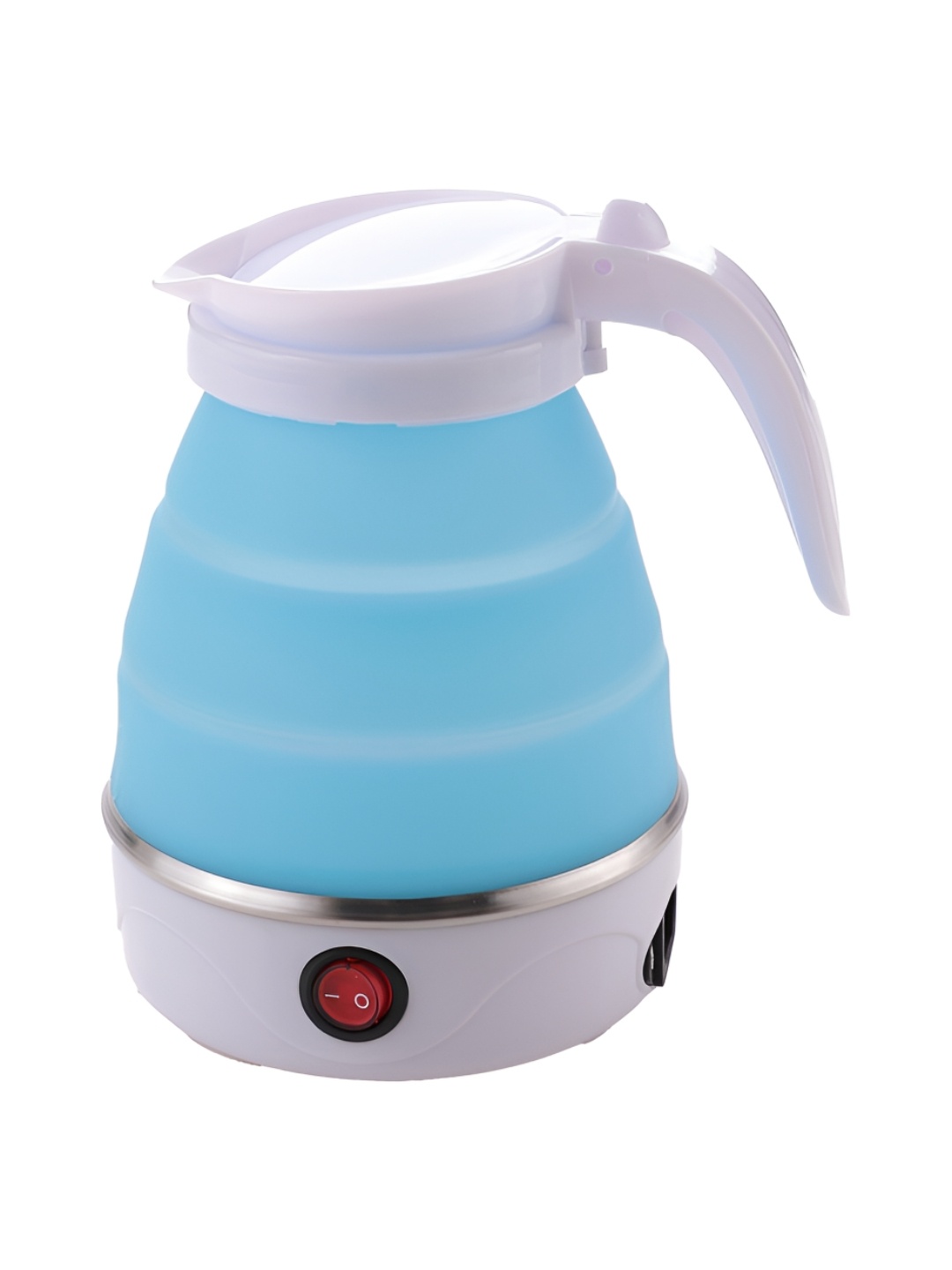 

UMAI Blue & White Stainless Steel Foldable Electric Kettle 600 ML