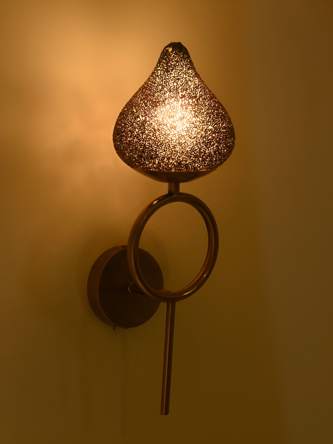 

Afast Black Glass Traditional Abstract Shaped Wall Lamp