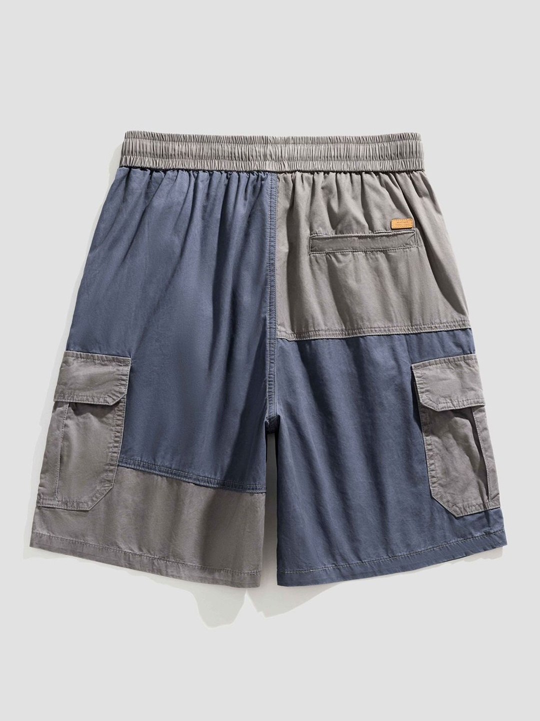 

StyleCast Men Loose Fit Cargo Shorts, Blue