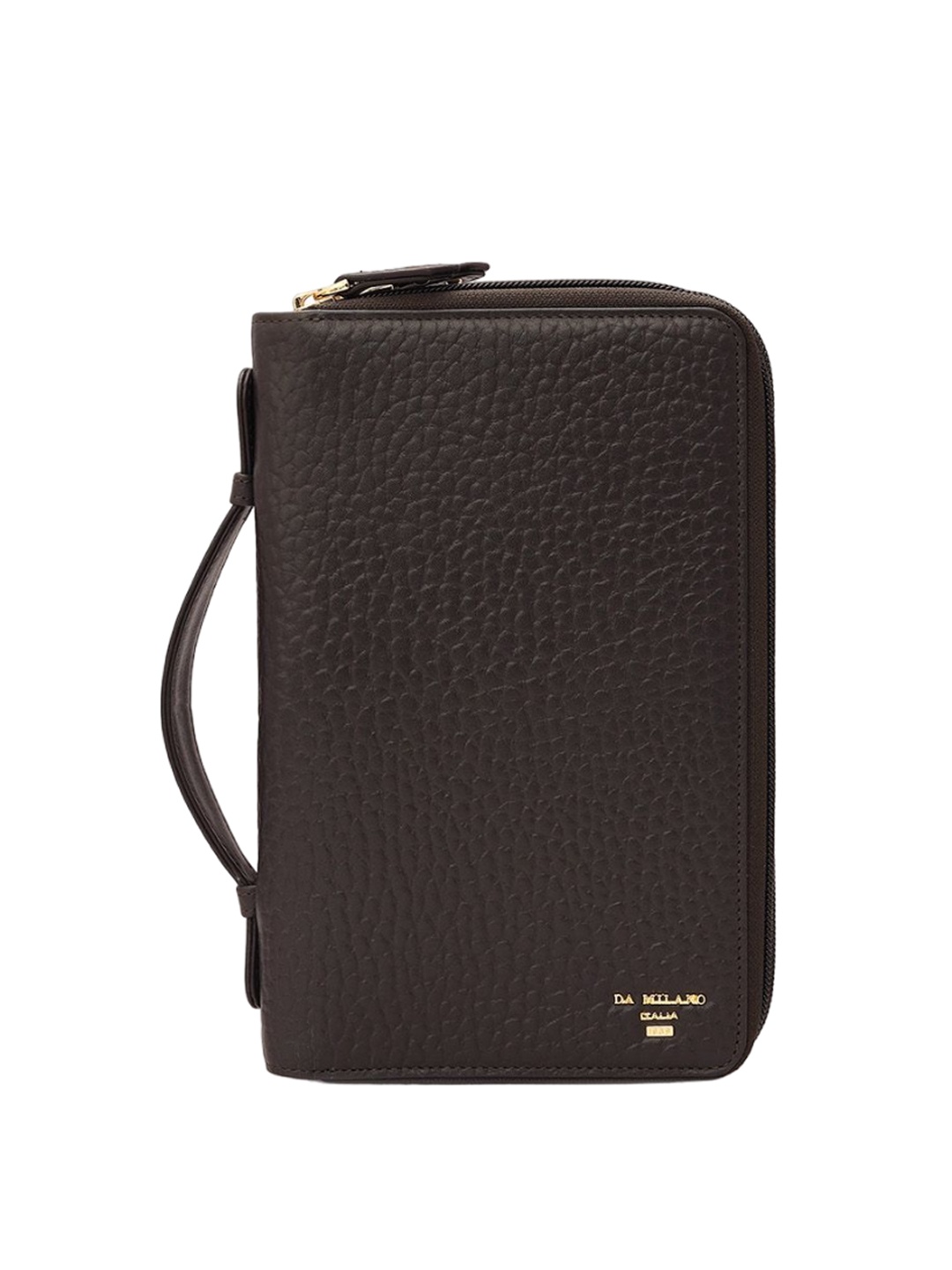 

Da Milano Checked Pouch Travel Accessory, Brown