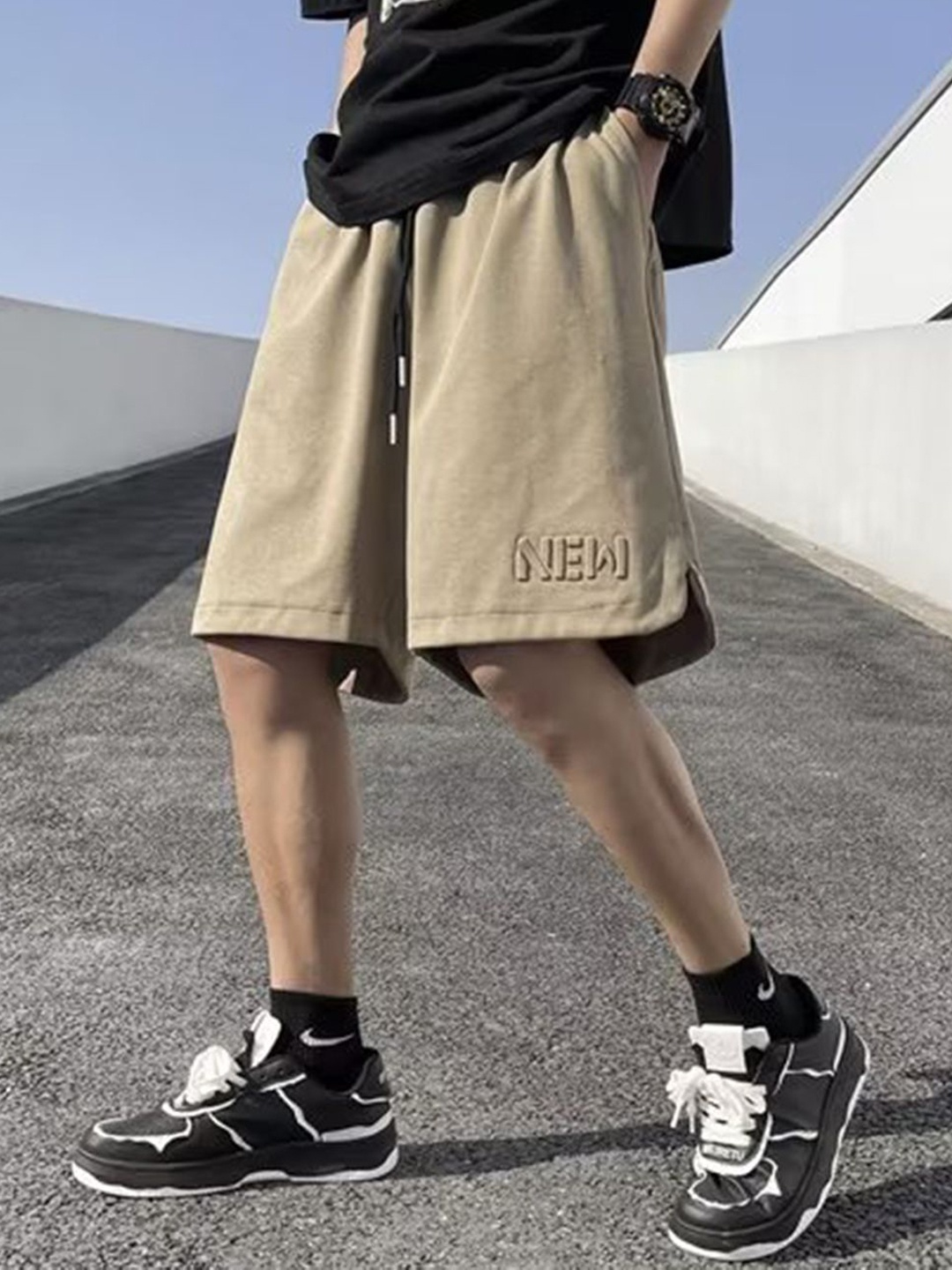 

StyleCast Men Loose Fit Shorts, Khaki