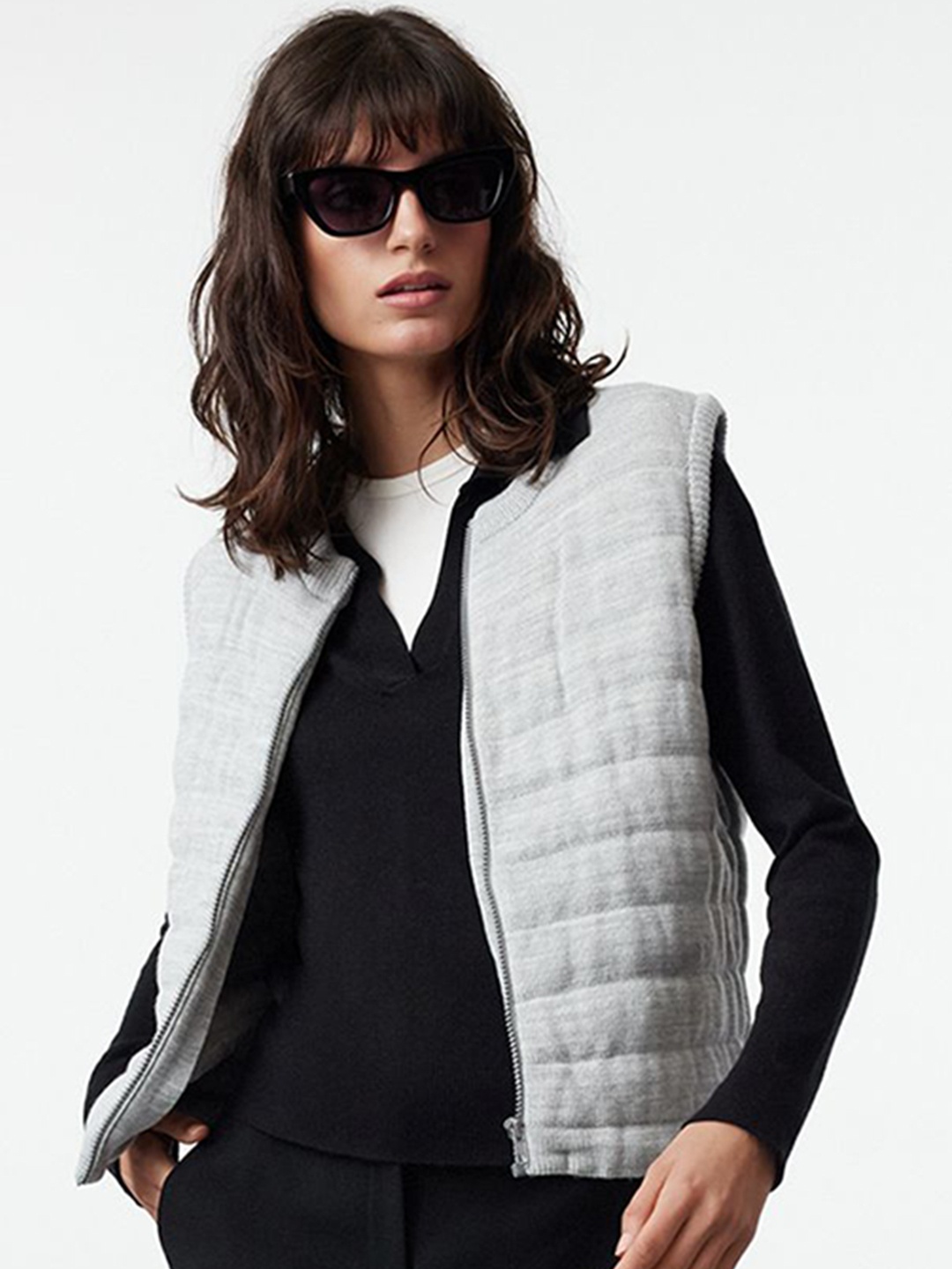 

Trendyol Women Sweater Vest, Grey