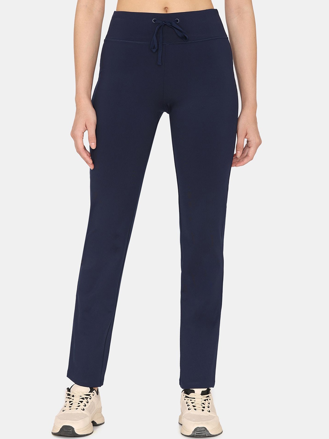 

Zelocity by Zivame Women Straight-Fit Track Pants, Blue