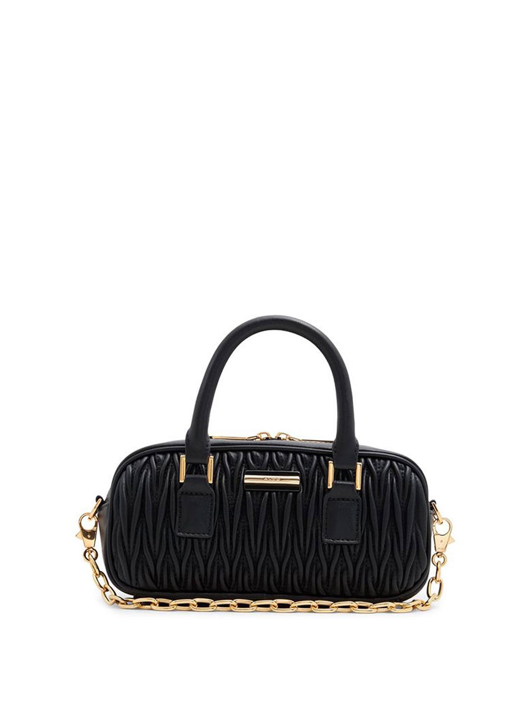 

ALDO Structured Sling Bag with Fringed, Black