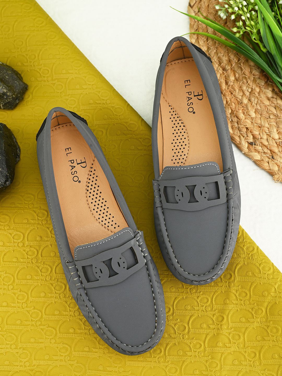 

El Paso Women Loafers, Grey